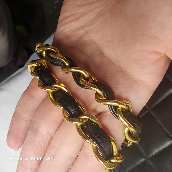 CLASSIC CHANEL JUMBO FLAP 30 24k PLATED GHW - Picture 16 of 16